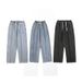 Men's Retro Straight Leg Jeans Elastic Waist Casual Wide Leg Trousers American Style Wear Archer0603 Loose Fit_mkmklike.com