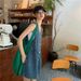 K Cowboy Shoulder Strap Dress, Female Design Sense, Niche, Slimming, Sleeveless Camisole Vest Skirt, Short Skirt_mkmklike.com