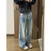 Versatile, Trendy, Fashionable, New Harajuku Style Minimalist Denim Trousers, Exuding A Sophisticated, Relaxed, And Artistic Japanese Vibe._mkmklike.com