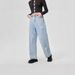 Fashionable Versatile Denim Women's Clothing With 3D Embellishments, Loose Wide-leg Long Pants, High-waisted And Stylish_mkmklike.com