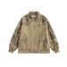 Eon Modish 25 Autumn New American Street Style Vintage Turn-down Collar Workwear Jacket Coat_mkmklike.com