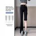 Micro-flared Pants 2025 Autumn And Winter New High-waisted Floor-length Straight Slim-fit Pencil Split Denim Women's_mkmklike.com