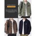 Loom Italian Fleece-Lined Denim For Men 2025 Spring And Autumn New American Style Trendy Loose Casual Workwear Jacket_mkmklike.com
