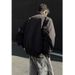 American Style Pilot Men's Autumn Cleanfit Stand Collar Baseball Jacket Cool Short Oversized Coat_mkmklike.com