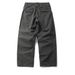 Raw Hem Stitched Jeans Men's American Street Style Ins Solid Color Loose Straight Pants Floor-Length Trousers_mkmklike.com