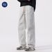 Nordmann Muqiu Clothing | American Style Vintage Washed Retro Elastic Waist Jeans Men's Trendy Brand Hip Hop Wide Leg Casual Long_mkmklike.com