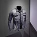 Slim Fit Denim Jacket For Men – Korean Streetwear Biker Style Coat (M-4XL)_mkmklike.com