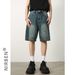 Men's Clothing New Denim Shorts Men's Summer Shorts Loose Versatile Casual Pants_mkmklike.com