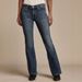 Women's Clothing Mid-Rise Stretch Straight Leg Jeans For Women - Trendy Rhinestone Embellished Denim Pants_mkmklike.com
