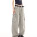 Multi Pocket Design Curved Knife Jeans For Men, Hip-Hop And Cool Looking Teenagers, Straight Leg, Floor Length, Wide Leg_mkmklike.com