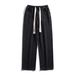 Men's Clothing Men's Straight Leg Wide Leg Jeans Trendy High Street Loose Casual Trousers Unisex Style Spring Summer_mkmklike.com
