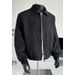 Cleanfit Short Flight Jacket For Men American Retro Spring Trendy Versatile Turn-Down Collar Coat Casual Cool Top_mkmklike.com