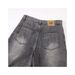 Unisex Wide Leg Pants American Retro Design Washed Scimitar Jeans Loose Fitting Long Trendy Whiskered_mkmklike.com
