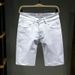 Men's Clothing Men's Retro Distressed Washed Denim Shorts Durable Loose Straight Leg Mid-Length Trendy Summer Five Point Pants_mkmklike.com