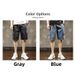 Summer Men's Cargo Denim Shorts Trendy Casual Ripped Five Point Style Thin Patchwork Cool And Stylish Brand Men's Clothing_mkmklike.com
