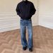 Vintage Washed Straight-Leg Jeans – Distressed Denim Pants With Honeycomb & Whisker Details (S-XXL, Blue)_mkmklike.com