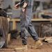 Stretch Jeans Men's Loose Casual Long Pants Tide Harlan Tights_mkmklike.com