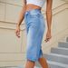 Women's Clothing Women's Washed Elastic Waist Capri Pants Retro Style Summer Style For Formal & Casual For Women_mkmklike.com