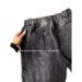 Men's Blue Lightning Wash Jeans – Slim Fit Bootcut Denim Pants (Black/Blue, Sizes S-3XL)_mkmklike.com