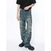 Men's Clothing Spring New Products Retro Tie Dye Straight Loose Washed Jeans_mkmklike.com