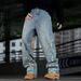 Men's Clothing Trendy High Street Style, Loose Fit, Wide Leg, Drape, Fashionable, Cool, Floor Length Hip Hop Trousers._mkmklike.com