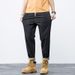 Large Size Men's Spring And Summer Elastic Waist Jeans Men's Trendy Brand Elastic And Thin Black Jeans Men's Cross-border Wholesale_mkmklike.com