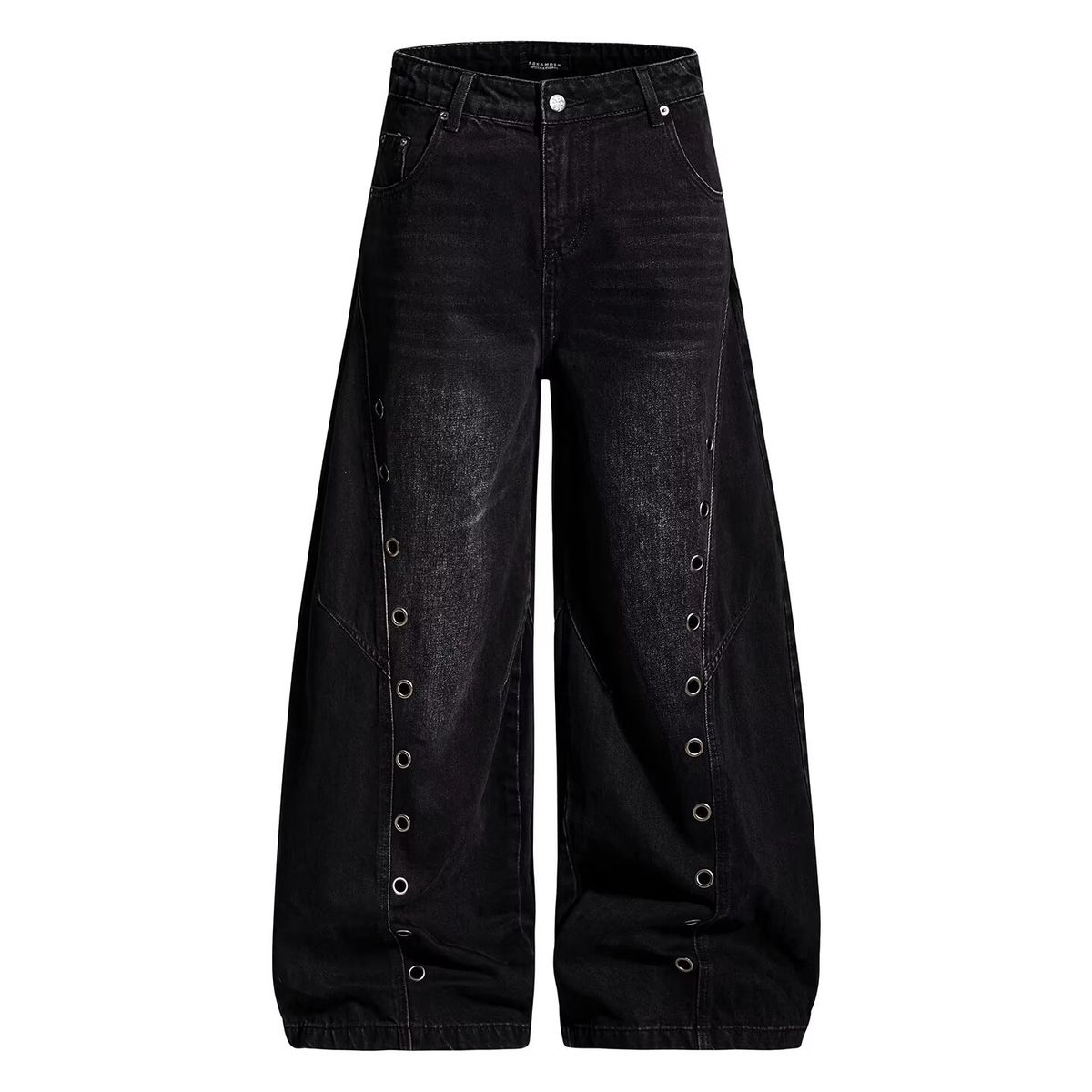 Vintage Washed Distressed Jeans – Oversized Straight-Leg Denim Pants With Eyelet & Blade Design (Sizes S-XXXL)_mkmklike.com