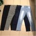 Men's Slim Fit Stretch Jeans – Tapered Ankle-Length Denim Pants (S-4xl, Dark Blue/Light Blue/Black/Gray, Mid-Rise, Zip Fly)_mkmklike.com