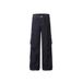Straight Leg Cargo Jeans - Casual Loose Fit Work Pants With Droopy Hem, Multi-Pocket Design, Unisex Fashion For Spring & Autumn_mkmklike.com