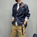 Retro Loose Striped Denim Long Sleeved Shirt, Men's Trendy Brand Casual Men's Versatile Shirt Jacket_mkmklike.com