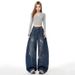 American High Street Style Ripped Jeans For Women, New Spring Collection, Loose Fit, Slimming, Three-dimensional Cut,_mkmklike.com