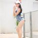 Sexy Side Slit Denim Shorts For Women - Low Rise Distressed Hot Pants With Grommet Lace-Up Detail (Vintage Wash, S/M/L)_mkmklike.com