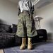 Retro Camouflage Cropped Pants High Street Style Wide Leg Summer Cool Men's Clothing Denim Shorts For Spring And Summer_mkmklike.com