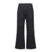 Street Style Personality Denim Flared Hippie Vibes Loose Wide Leg Solid Color Versatile Casual Pants For Men_mkmklike.com
