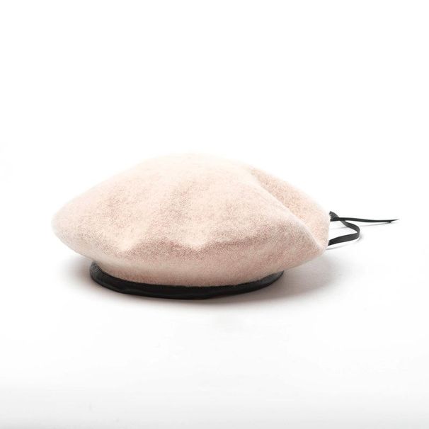 Hot Sale Wool Women Hat Winter Autumn Pu Leather With Adjustable Rope Painter Cap Solid Color Beret Femme Gorras Boina Casual_mkmklike.com