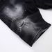 Summer New Style Quality Patches College Students Jeans Shorts Tight Waist D2 5 Points Men's Denim_mkmklike.com