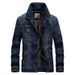 Loom 2025 Winter Denim Casual Cotton Coat Fleece Lined Thickened Jacket Men's Outerwear_mkmklike.com