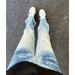 Vintage Blue Cracked Denim Pants – High Street Retro Unisex Loose Fit Straight Leg Casual Trousers For Men & Women_mkmklike.com