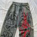 Women's High-Waisted Wide-Leg Jeans Retro Street Style Loose Fit Y2K Harajuku Trendy Cross-Border Fashion_mkmklike.com