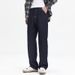 Primary Color Thickened Lyocell Jeans Men's Loose Straight Tube Drape Youth Mid-waist Trousers Non-fading Trendy Brand Large Size Eight-barrel_mkmklike.com