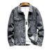 Loom European Station Brand Embroidered Denim Men's Spring New Trendy Stretch Jacket Fashion Versatile Top Trend_mkmklike.com
