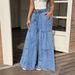 Archer0603 Women's Casual Versatile Vacation Outing Jeans Style In Stock 66500_mkmklike.com