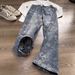 Cleanfit Vintage Embroidered Jeans – Straight Leg, Floral Jacquard, Retro Washed Denim For Men & Women (S-3XL)_mkmklike.com