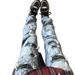 Men's Spring Summer Slim Fit Skinny Jeans Ripped Patchwork Distressed Paint Splatter Mid Waist Straight Pants With Side Zipper_mkmklike.com