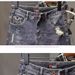 Fashion 2025 Luxury Fashion Men's Pants Korean Style Jeans Washed With Cat Whisker Holes Colorful Paint Splatters Slim Trousers_mkmklike.com