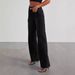 Women's Relaxed Straight Leg Jeans - High Waist Wide Leg Trousers With Classic Wash For Casual & Office Wear_mkmklike.com