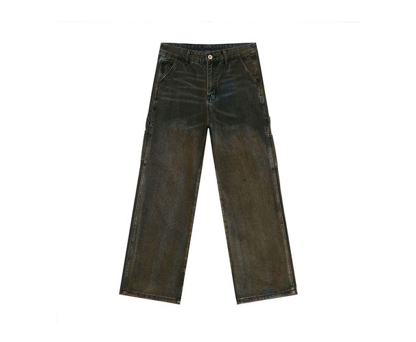 EF JEANS | 2025 Spring New American High Street Retro Casual Straight Jeans Everyday Versatile Men And Women_mkmklike.com