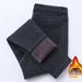 Foreign Trade Cross-border Autumn And Winter Fleece-lined Women's Jeans, High-waisted, Stretchy, Slim-fit, Korean-style_mkmklike.com