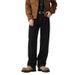 Men's Clothing Autumn New American Style Black Jeans Men's Cleanfit Trendy Loose Straight Leg Pants_mkmklike.com