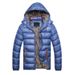 Men's autumn and winter cotton-padded jacket men stand collar men slim warm men cotton-padded jacket jacket_mkmklike.com